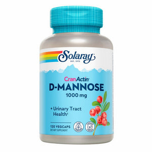 Solaray, D-Mannose with CranActin, 1000 mg, 120 Veg Caps