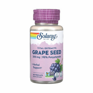 Solaray, Grape Seed Extract, 200 mg, 60 Veg Caps