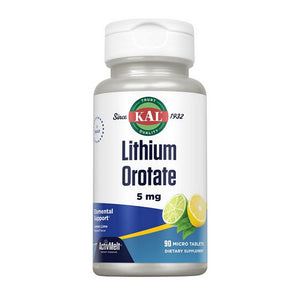 Kal, Lithium Orotate Lemon Lime, 5 Mg, 90 Count