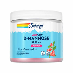 Solaray, D-Mannose with CranActin, Lemon Berry 216 Grams