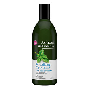 Avalon Organics, Bath And Shower Gel Revitalizing Peppermint, 12 Oz