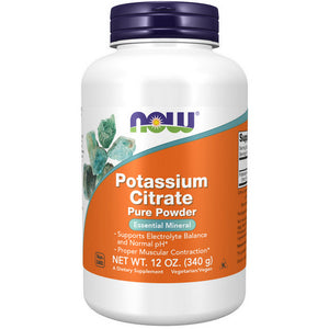 Now Foods, Potassium Citrate Pure Powder, 12 Oz