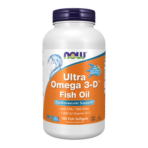 Now Foods, Ultra Omega 3-D, 180 Softgels