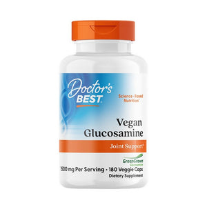 Doctors Best, Vegan Glucosamine Sulfate With GreenGrown Glucosamine, 1500 Mg, 180 Veggie Caps