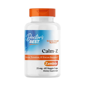 Doctors Best, Calm-Z With Zembrin, 25 mg, 60 Veggie Caps