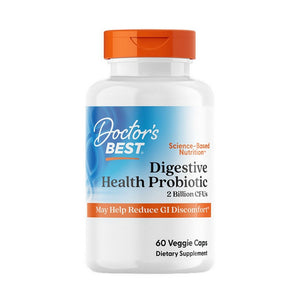 Doctors Best, Digestive Health Probiotic With LactoSpore, 2 Billion CFUS, 60 Veggie Caps