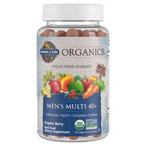 Garden of Life, Organics men's Multi 40 Plus, Organic Berry 120 Chews
