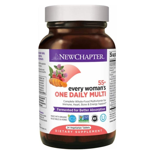 New Chapter, Every Woman's One Daily 55+ Multivitamin, 24 Veg Tabs