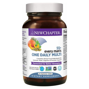 New Chapter, Every Man's One Daily 55 Plus Multivitamin, 24 Veg Tabs