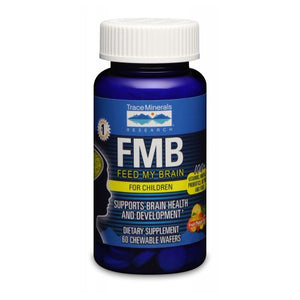 Trace Minerals, Feed My Brain - For Children, 60 Wafers