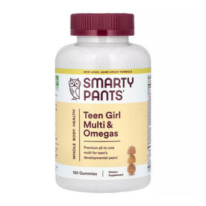 SmartyPants, Teen Girl Complete Gummy Vitamins, 120 Count