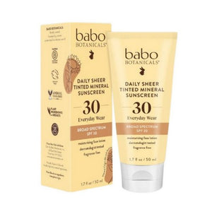 Babo Botanicals, Daily Sunscreen Sheer SPF 30, 1.7 Oz