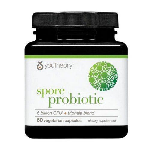 Youtheory, Spore Probiotic Plus Triphala Blend, 60 Veg Caps