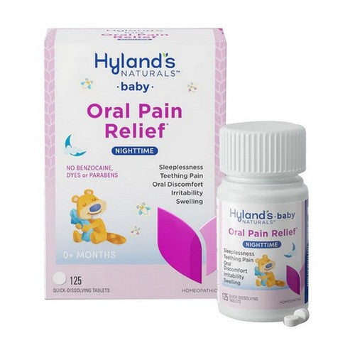 Hylands, Baby Nighttime Oral Pain Relief, 125 Tabs