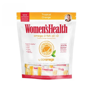 Coromega, Omega-3 Tropical Squeeze +D Tropical Orange, 120 Count