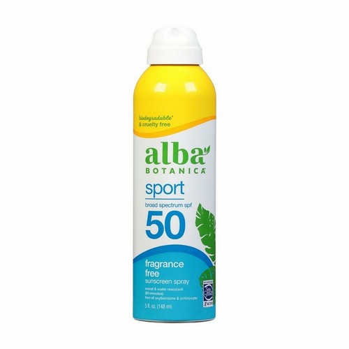 Alba Botanica, Cool Sport Sunscreen Refreshing Clear Spray Spf 50, 5 Oz