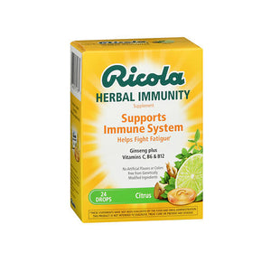Ricola, Herbal Immunity Supports Citrus, 24 Count