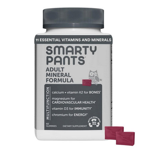SmartyPants, Adult Minerals, 60 Count