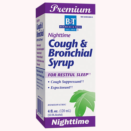 Boericke & Tafel, Nighttime Cough And Bronchial Syrup, 4 Oz