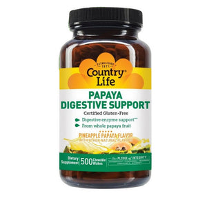 Country Life, Papaya Digestive Support, 500 Wafers