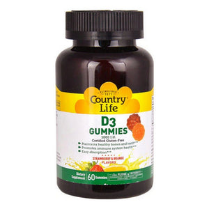 Country Life, D3 Gummies, 60 Count