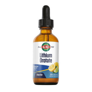 Kal, Lithium Orotate Drops Lemon Lime, 2 Oz