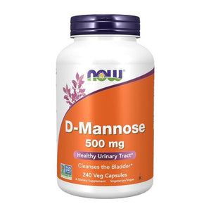 Now Foods, D-Mannose, 500 mg, 240 Caps