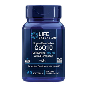 Life Extension, Coq10 Ubiquinone With D-Limonene, 100 mg, 60 Softgels