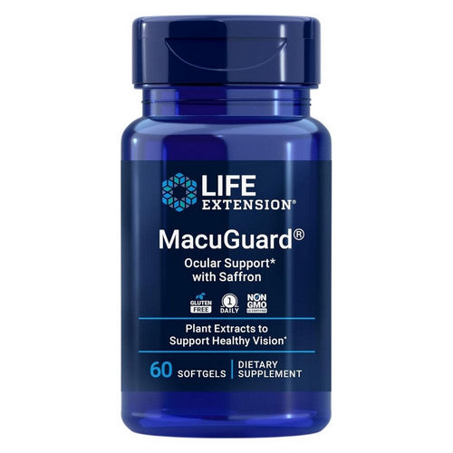 Life Extension, Macuguard Ocular Support With Saffron, 60 Softgels