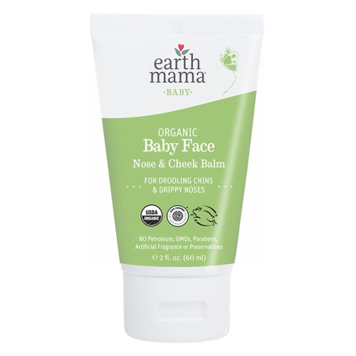 Earth Mama Angel Baby, Baby Face Organic Nose & Cheek Balm, 2 Oz