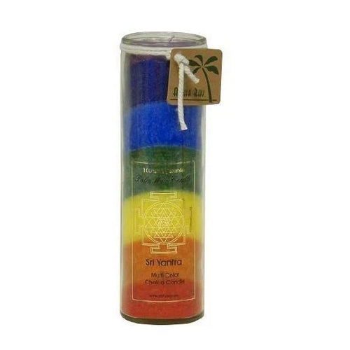 Aloha Bay, Candle Pillar Rainbow Coconut, 1 Each