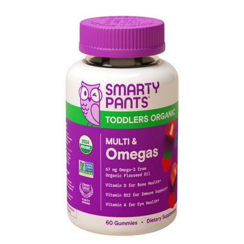 SmartyPants, Complete Toddler Multivitamin, 60 Count