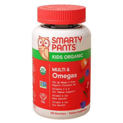SmartyPants, Organic Kids Multivitamin, 120 Gummies
