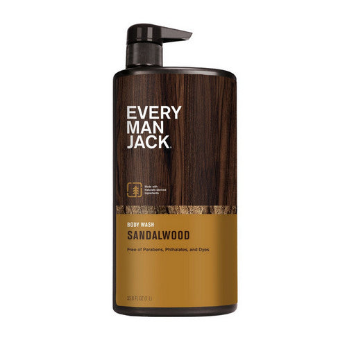 Every Man Jack, Body Wash, Sandalwood 33.8 Oz