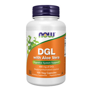 Now Foods, DGL With Aloe Vera, 100 Veg Caps