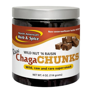 North American Herb & Spice, ChagaChunk, Nut 'n Raisin - Nondairy 4 Oz