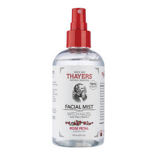 Thayers, Witch Hazel Facial Mist Toner Alcohol-Free Rose Petal, 8 Oz