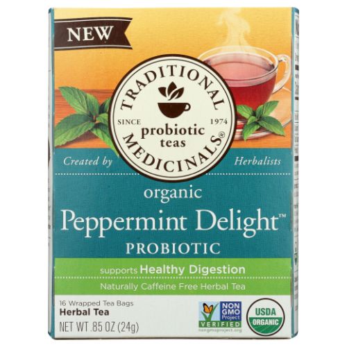 Traditional Medicinals, Organic Probiotic Tea Triple Mint, 16 Bags