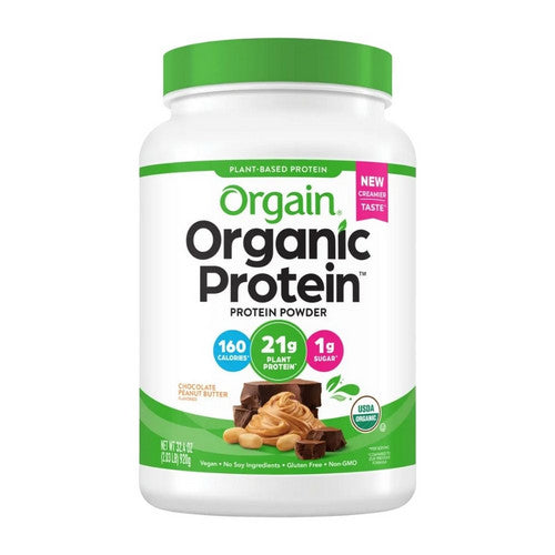 Orgain, Organic Plant Based Protein Powder Sweet Vanilla Bean, 2.03 Lbs