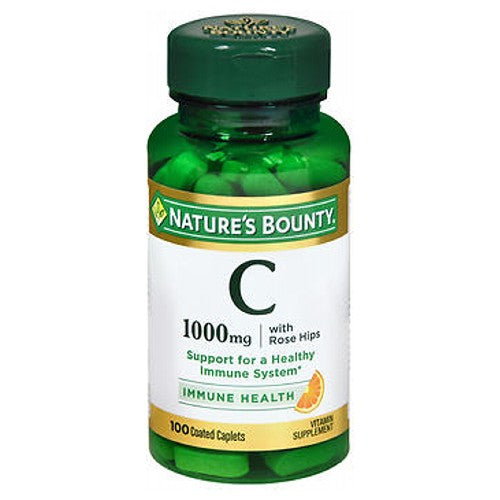 Nature's Bounty, Vitamin C Plus Rose Hips, 1000 mg, 24 X 100 Caplets