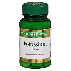 Nature's Bounty, Potassium, 99 mg, 24 X 100 Caplets
