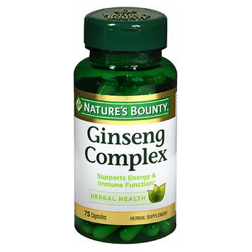 Nature's Bounty, Ginseng Complex Capsules, 24 X 75 Caps