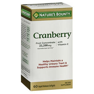 Nature's Bounty, Cranberry, 25,200 Mg, 24 X 60 Softgels