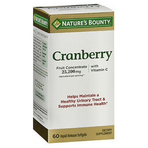 Nature's Bounty, Cranberry, 25,200 Mg, 24 X 60 Softgels