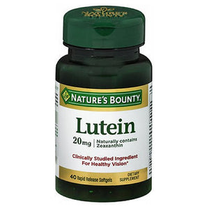 Nature's Bounty, Lutein, 20 Mg, 24 X 40 Softgels