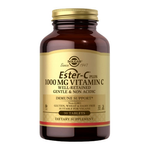 Solgar, Ester-C + Vitamin C  (Ester-C Ascorbate Complex), 1000mg, 90 Tabs