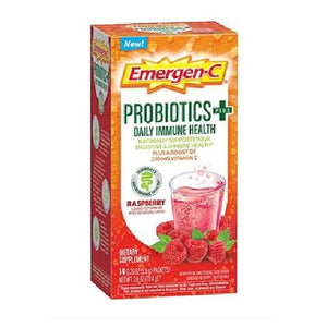 Emergen-C, Probiotics + Raspberry, 14 Count