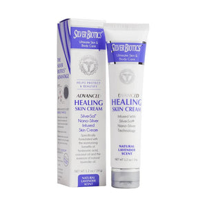 Silver Biotics (American Biotech Labs), Advanced Skin Healing Cream Natural Lavender, 1.2 Oz