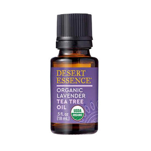Desert Essence, Organic Lavender Tea Tree Oil, 0.6 Oz