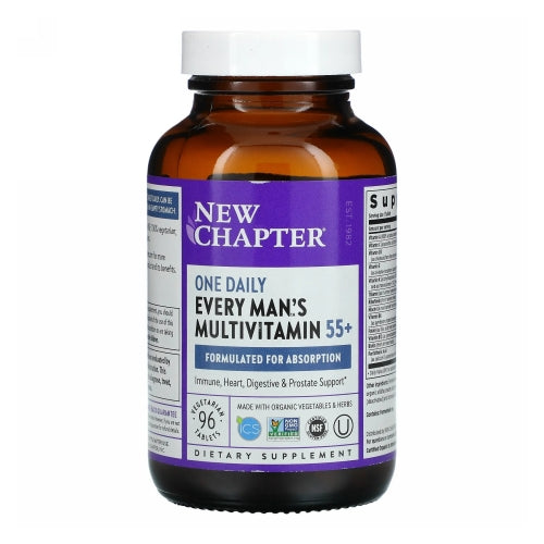 New Chapter, Every Man's One Daily 55 Plus Men's Multivitamin, 96 Tabs